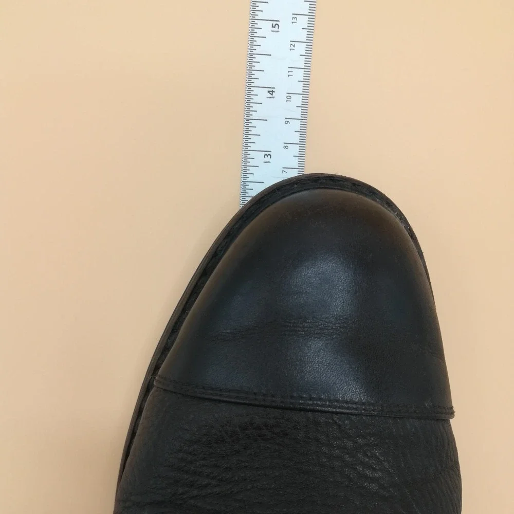 Mephisto Shoes Mens Oxford Melchior Cap Toe Brown Pebble Grain Leather 11
